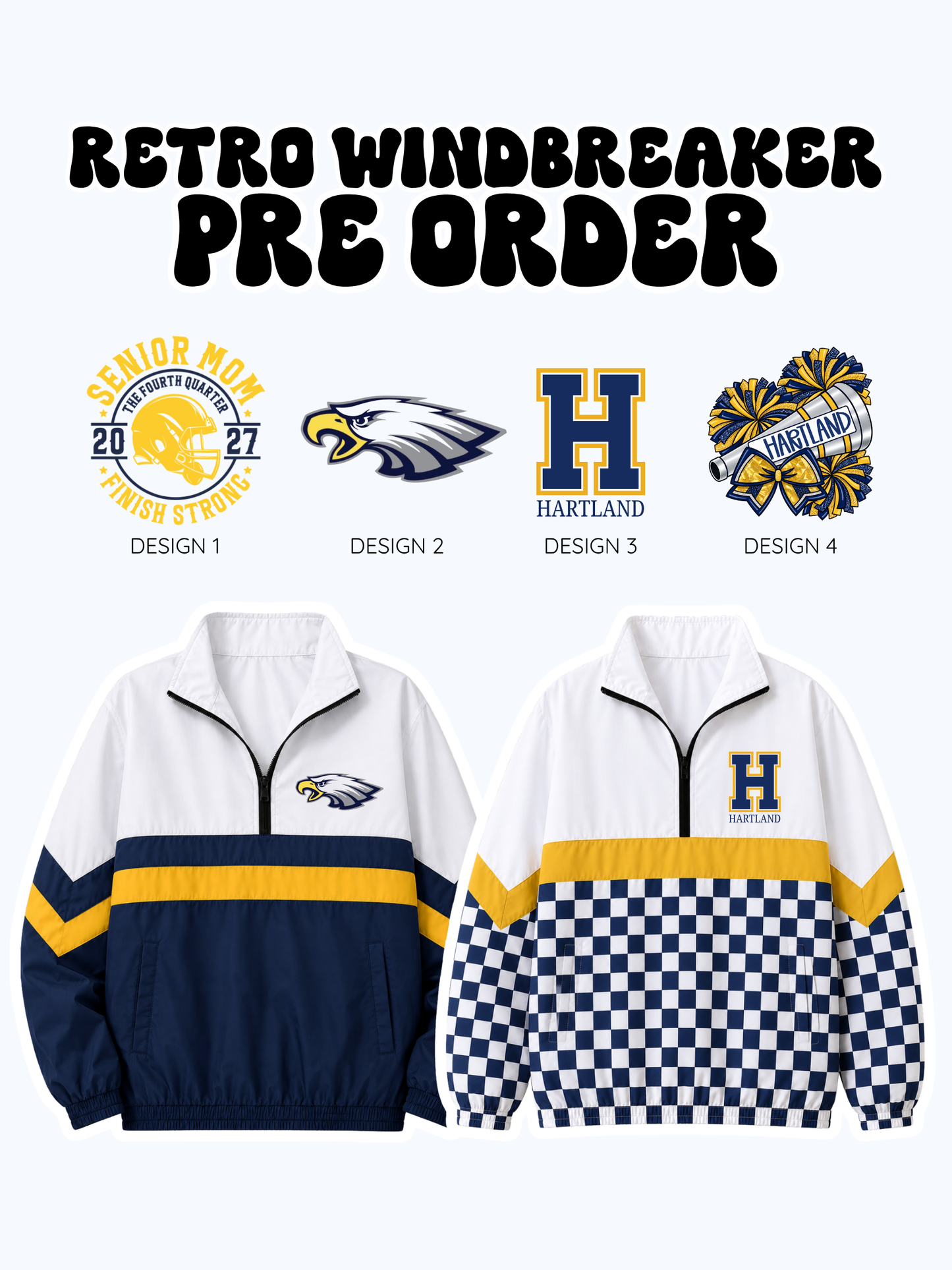 School Spirit Windbreakers
