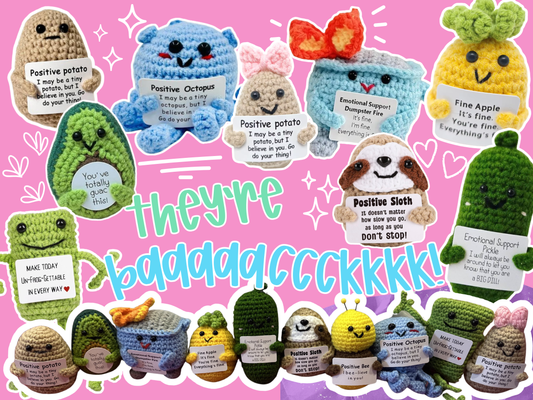 Positive Crochet Friends
