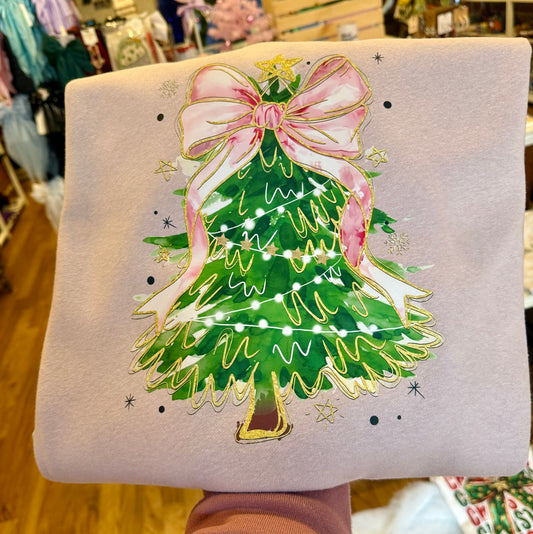 Water Color Christmas Tree