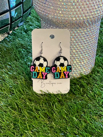 Game Day Soccer Earrings