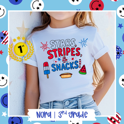 Kids 4th of July Shirt Contest