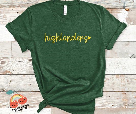 Minimal Highlanders Tee