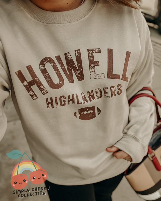 Howell Highlanders Sand Crewneck