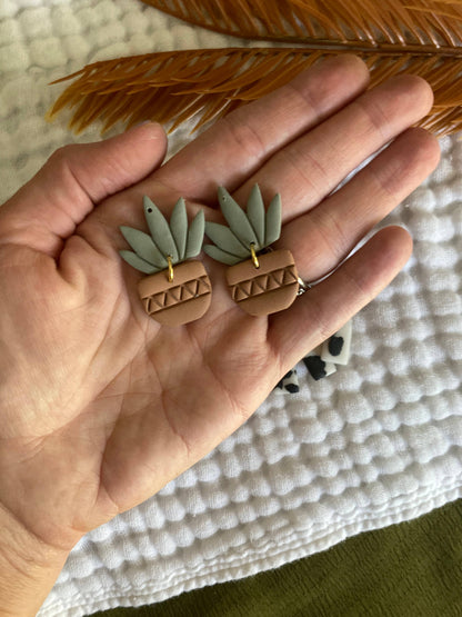 Succulent Earrings