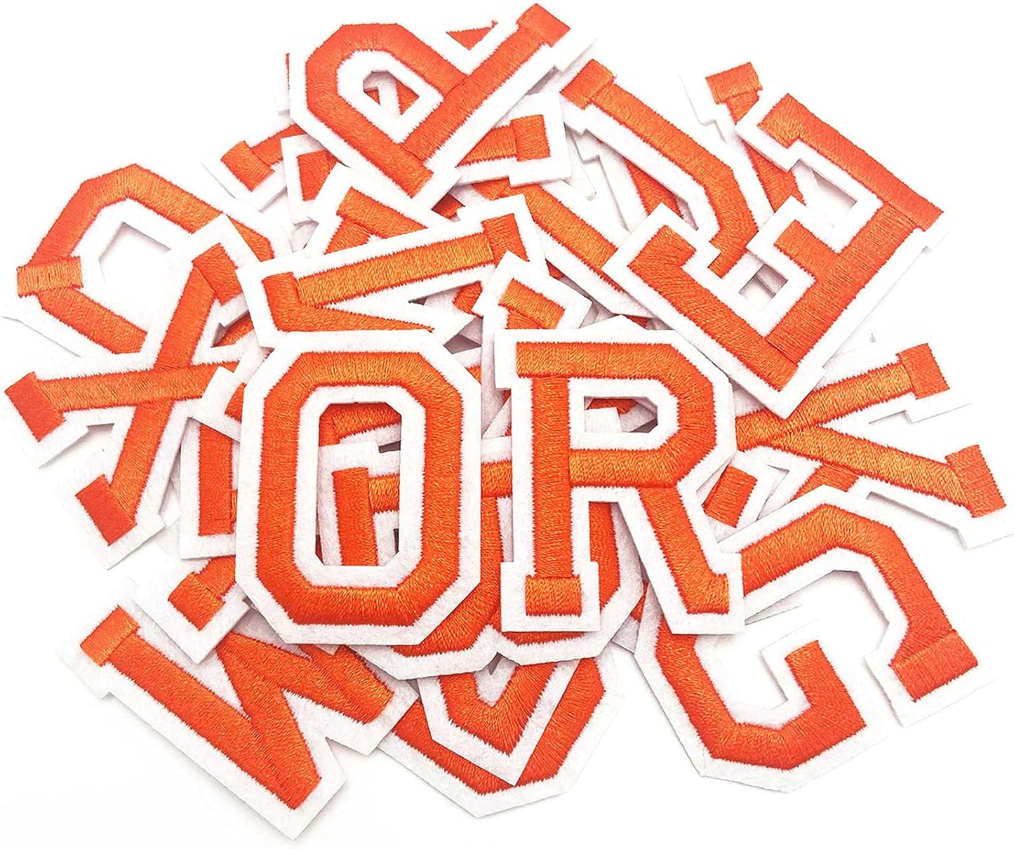 Small Orange Embroidery Patch