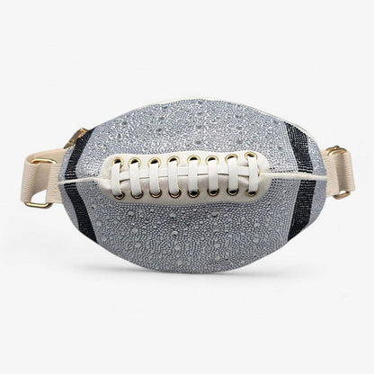 Rhinestone Football Fanny Pack