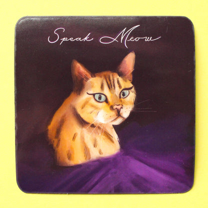 Speak Meow Cat Vinyl Sticker