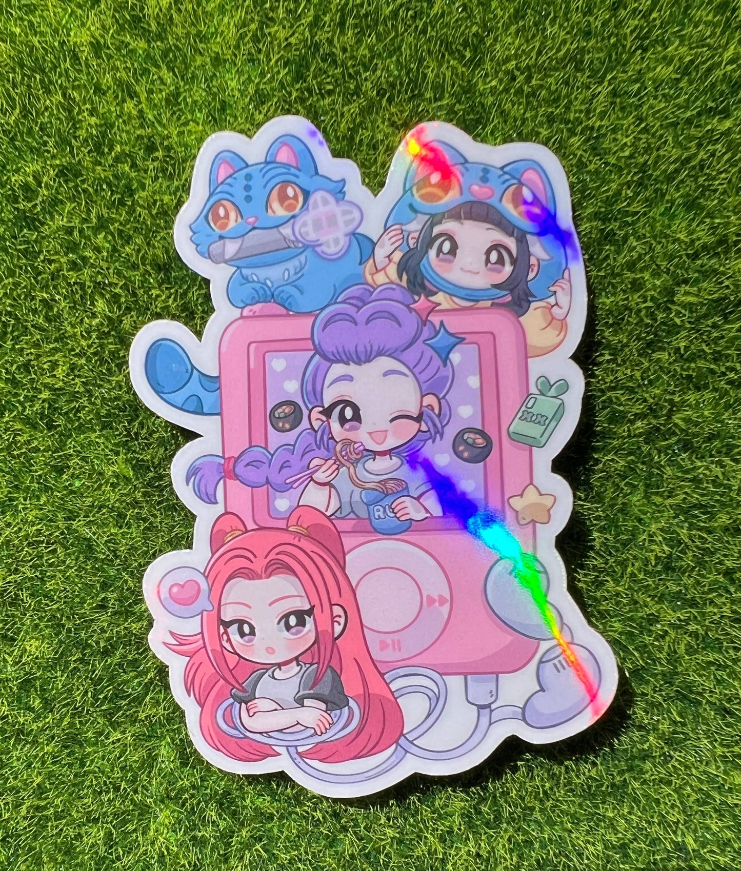 Hunter Kpop Group Sticker