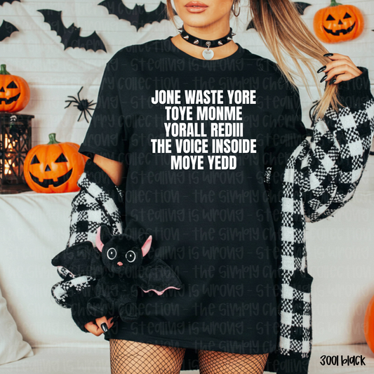 Jone Waste Yore Toye Monme
