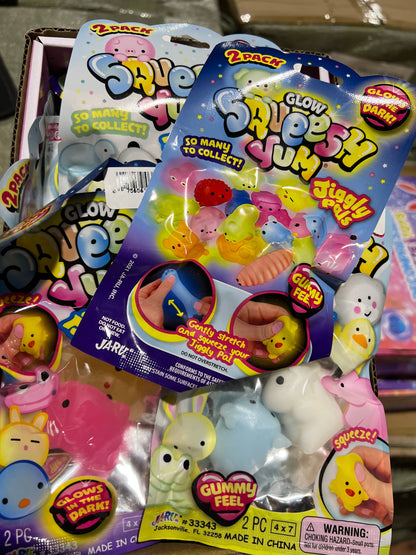 JARU Glow In The Dark & Gummy Jiggly Pals