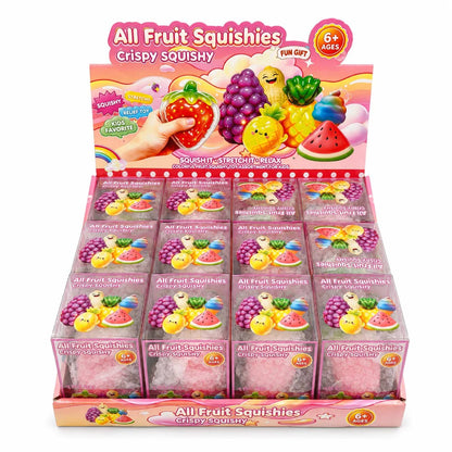 Crispy Watermelon Squishy Stress Relief Toy Display