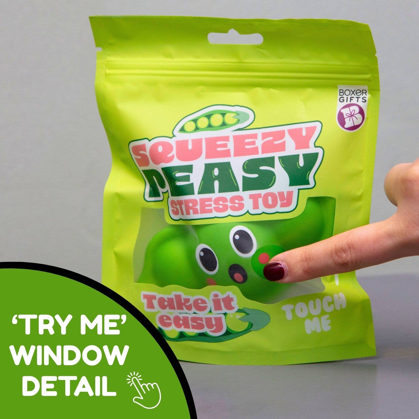 Squeezy Peasy Funny Stress Balls - Squishy Toy
