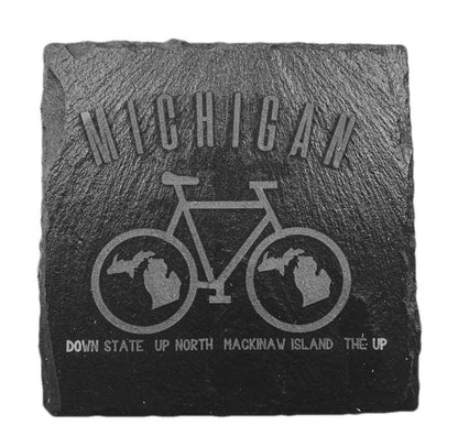 Slate Coasters Michigan Themed