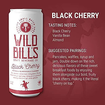 Black Cherry - Premium Cane Sugar Soda