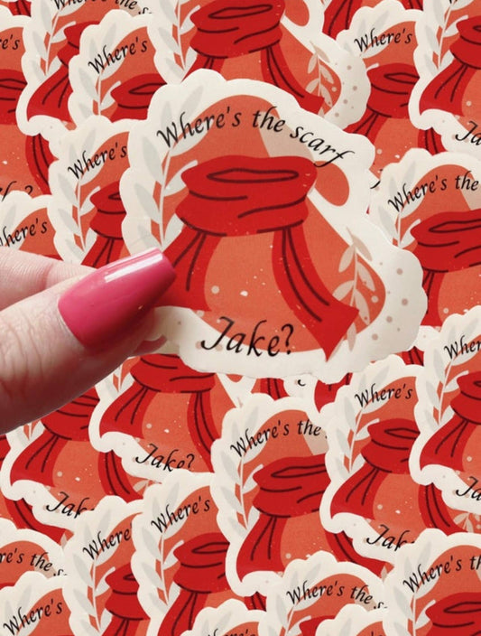The Scarf Sticker