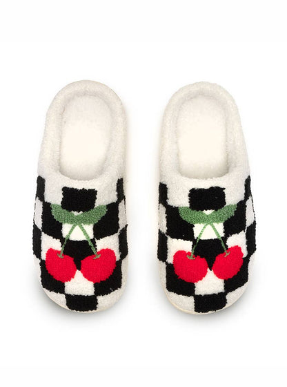 Black and White Slippers