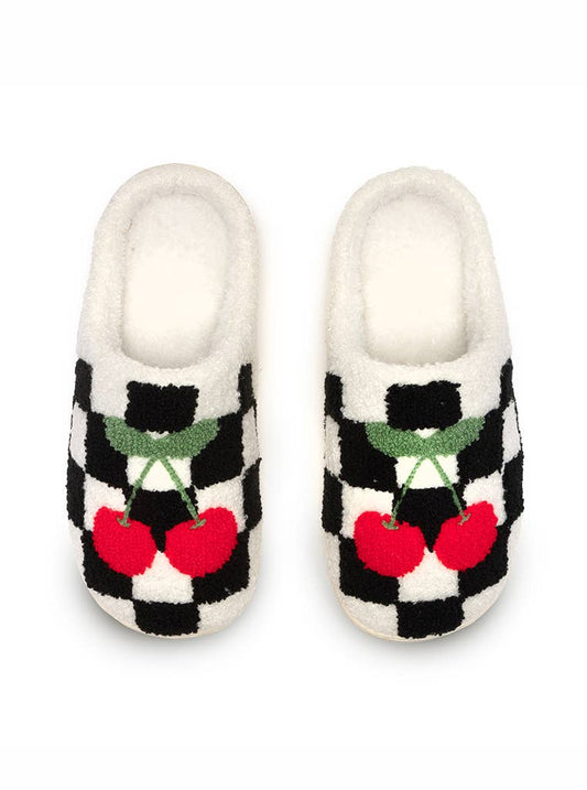 Black and White Slippers