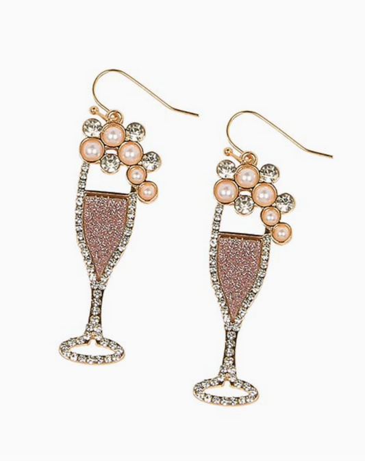 Bubbly Champagne Earrings