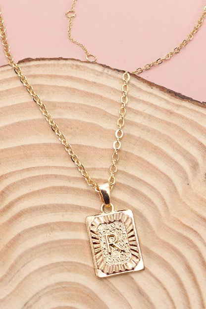 Delicate Initial Pendant