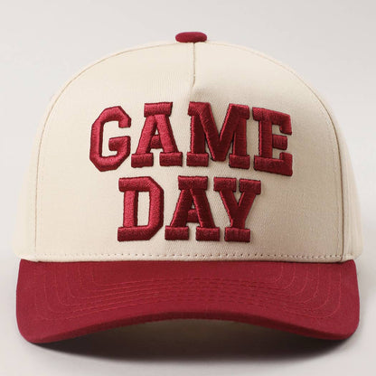 Game Day Embroidered Hat: Orange