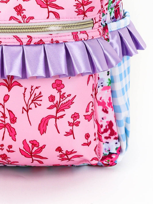 Lavender Ruffle Backpack