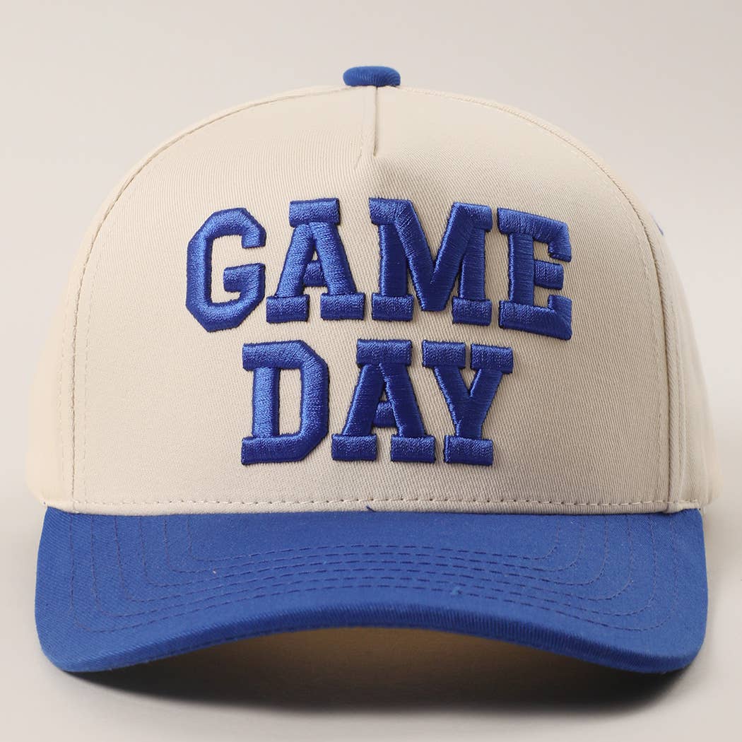 Game Day Embroidered Hat: Orange
