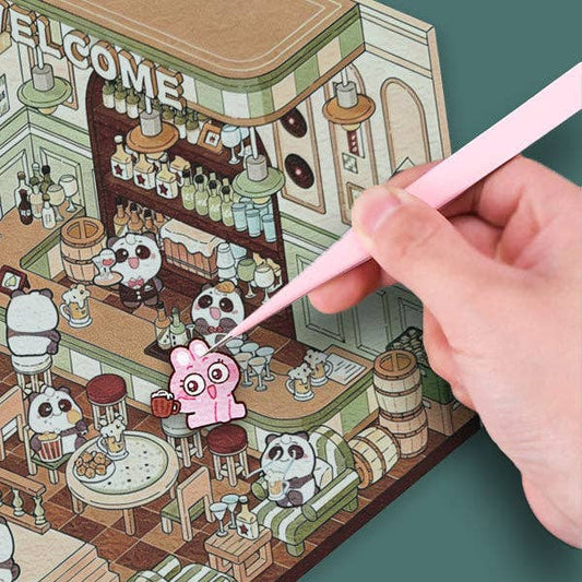 Studio Art Moodioma Kawaii Sticker Story Scene Kit