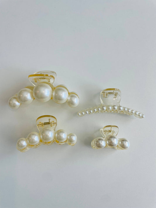 Pearl Claw Clips