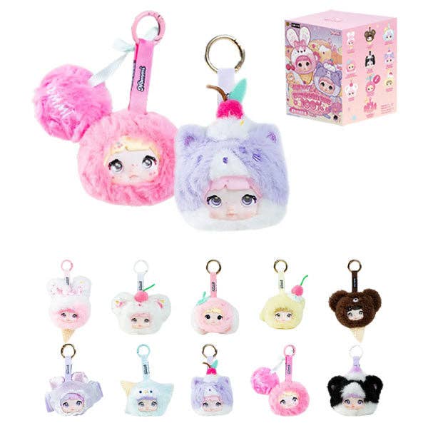Nommi 100% Sweetness Series Kawaii Plush Doll Keychain Blind Box