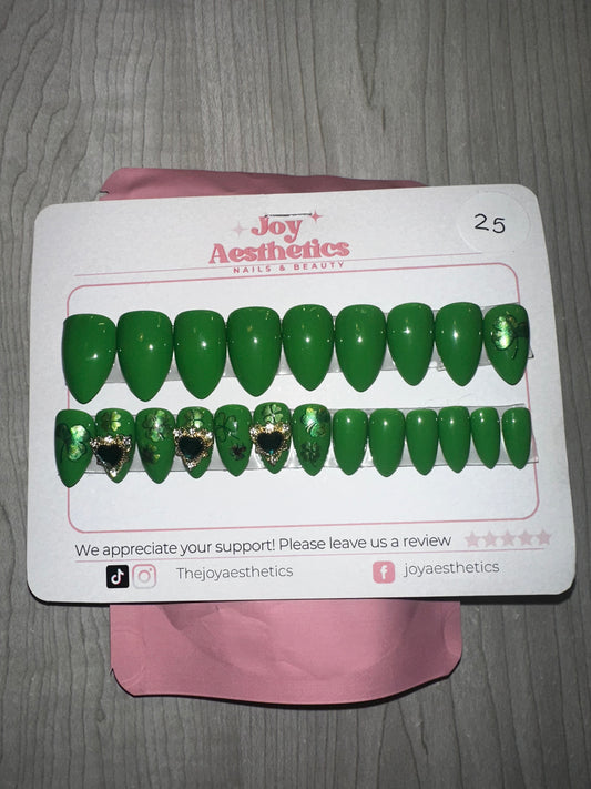 Clover Charm Nails
