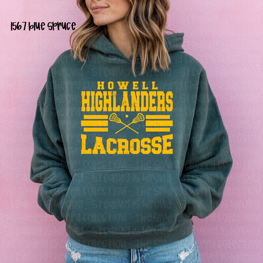 Howell Highlanders Lacrosse Distressed