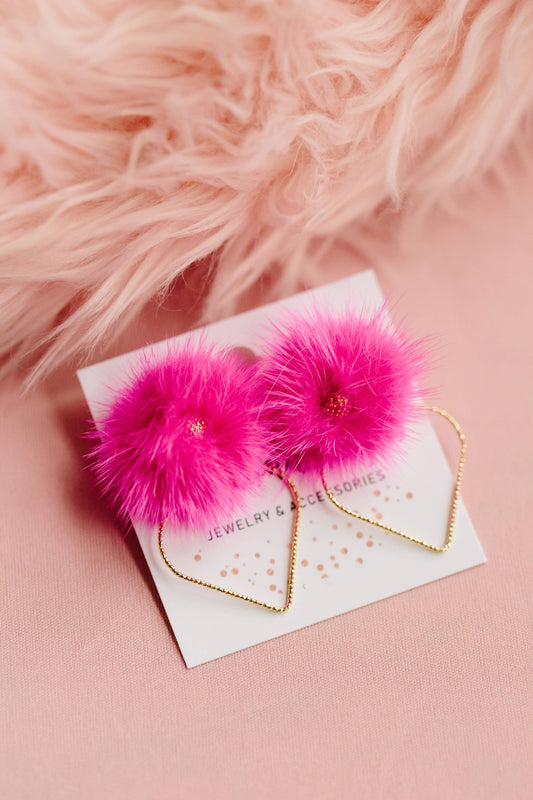 Hot pink Puffs