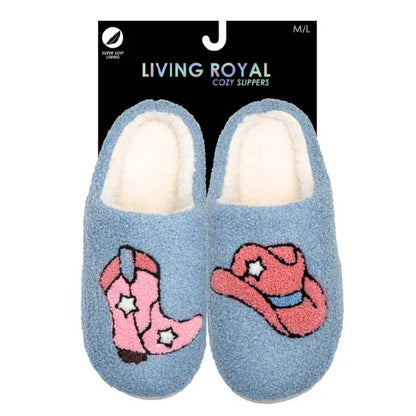 Black and White Slippers