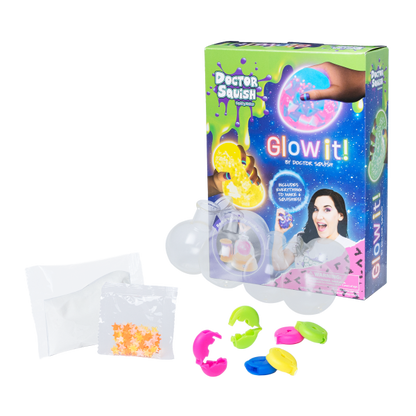 Doctor Squish Squishy Pack Refill, Glow-It Edition