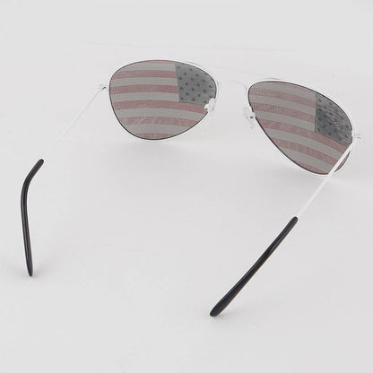 Merican Flag Aviator Sunglasses