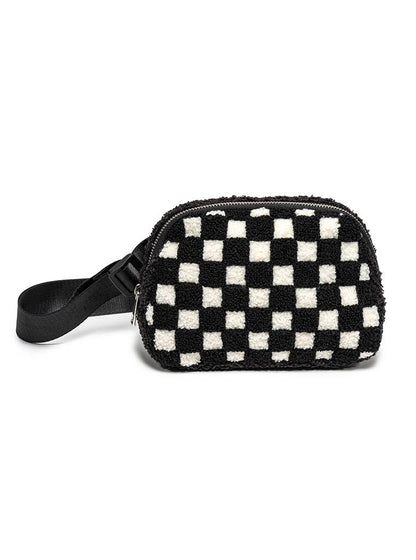 Black and White Belt Bag