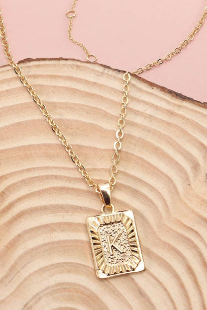 Delicate Initial Pendant