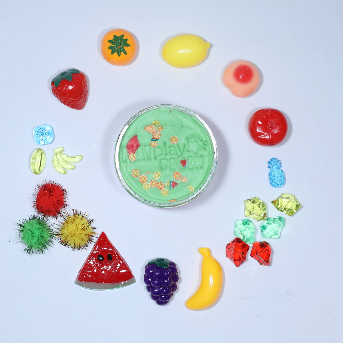 Fruit Play Dough Jar
