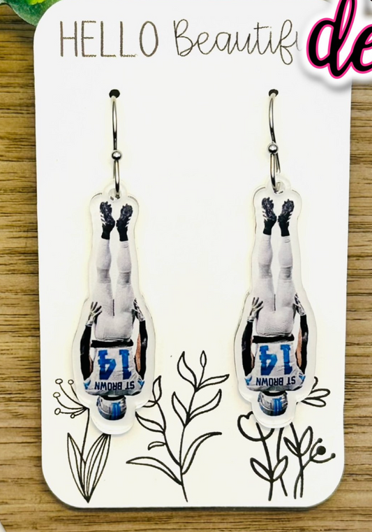 St Brown Earrings