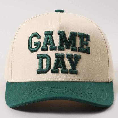 Game Day Embroidered Hat: Blue