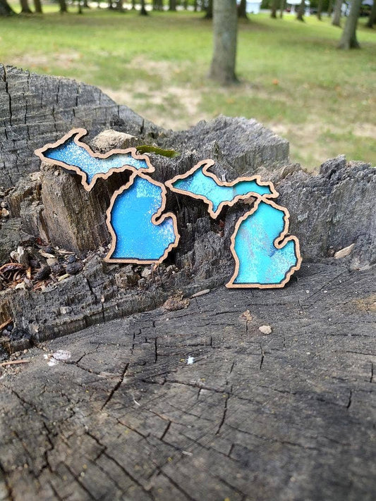 Michigan shaped Magnets: Michigan