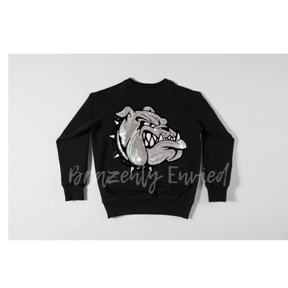 Bulldog Sequin Patch