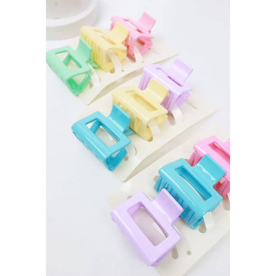 Mini Rectangle Hair Clip