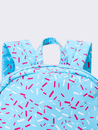 Blue Ice Cream Drip Backpack
