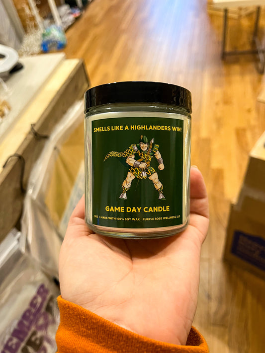 Smells Like a Highlander Win Candle
