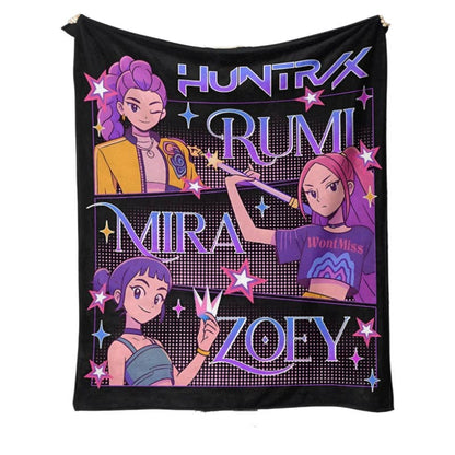 Kpop Demon Hunters Throw Blanket
