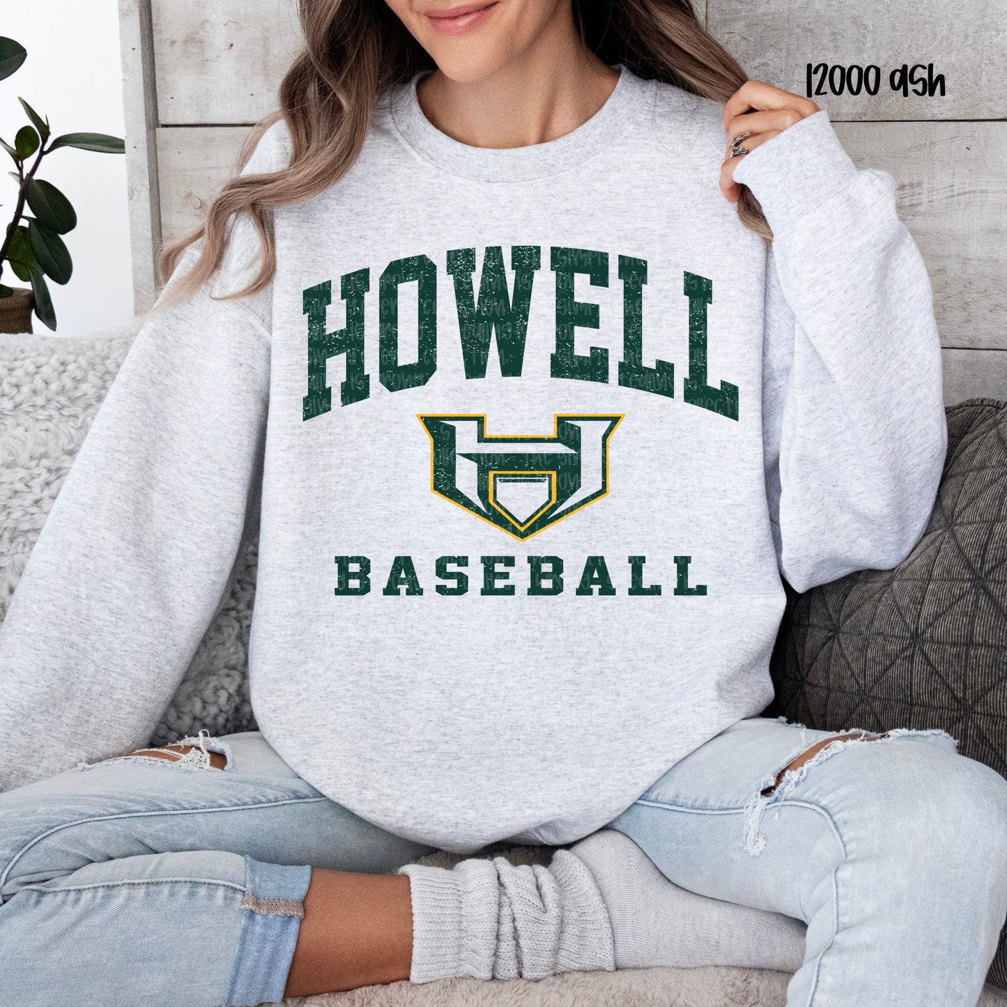 Howell HAJBA Baseball Distressed
