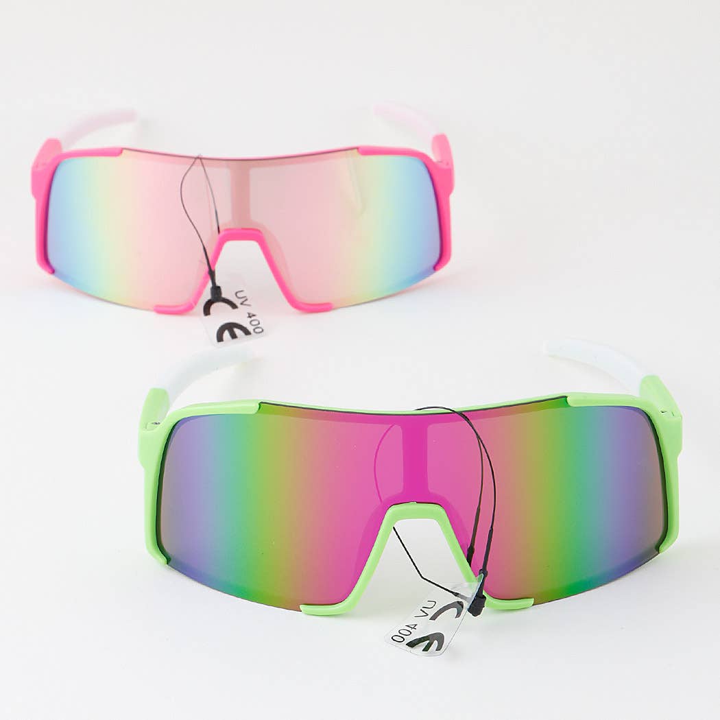 Bright Shield Sunglasses - Kids