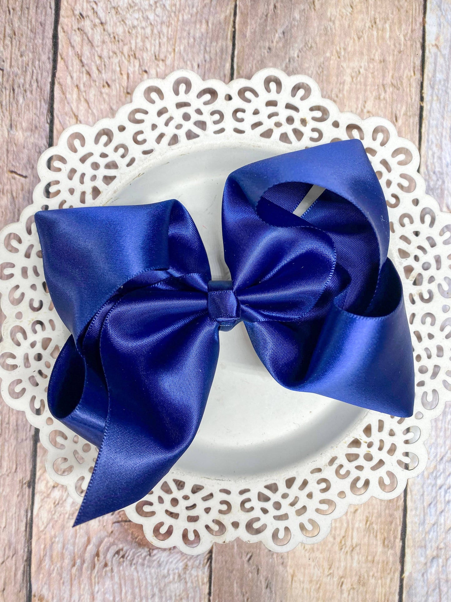 Forest Satin Bow