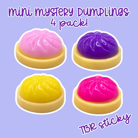 4-pc Mini Mystery Squishy Dumplings